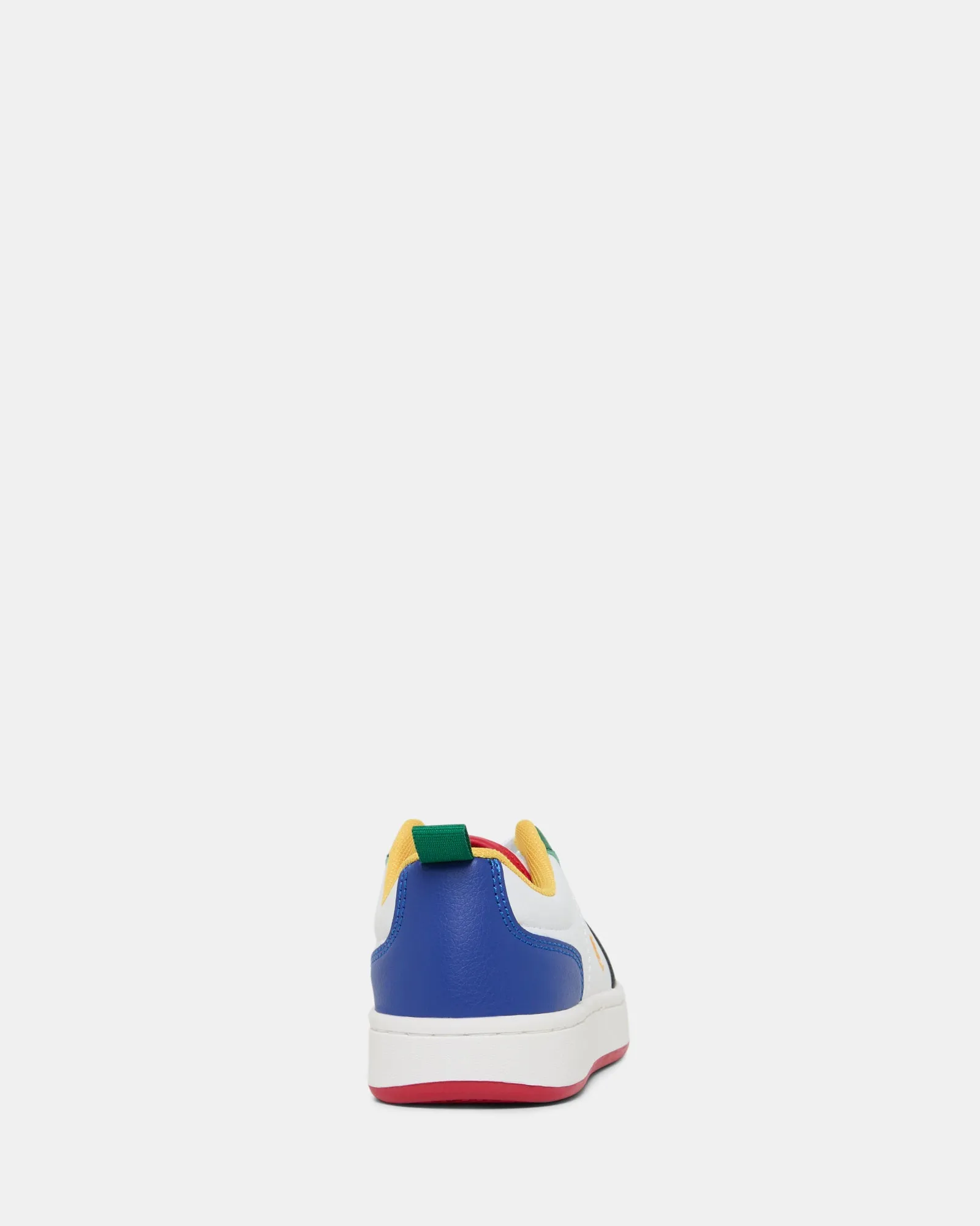 Polo Court II Youth White/Multi/Yellow