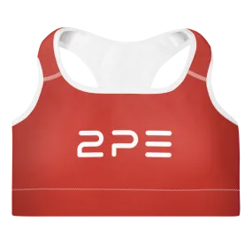 Red Padded Sports Bra