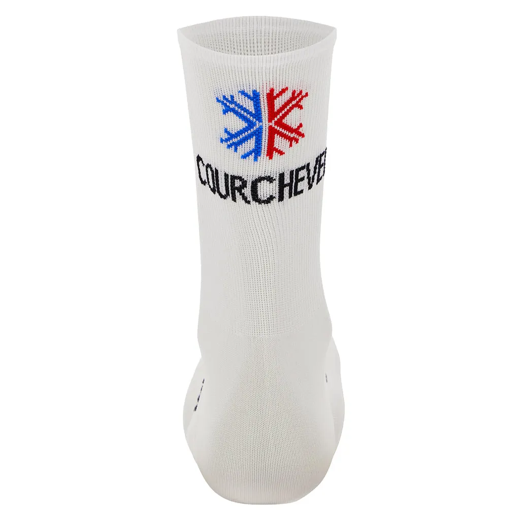 Santini TDF Mont Blanc Socks - White