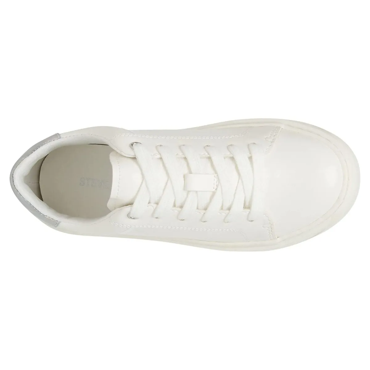 Steve Madden Girl's Charly Platform Sneaker White