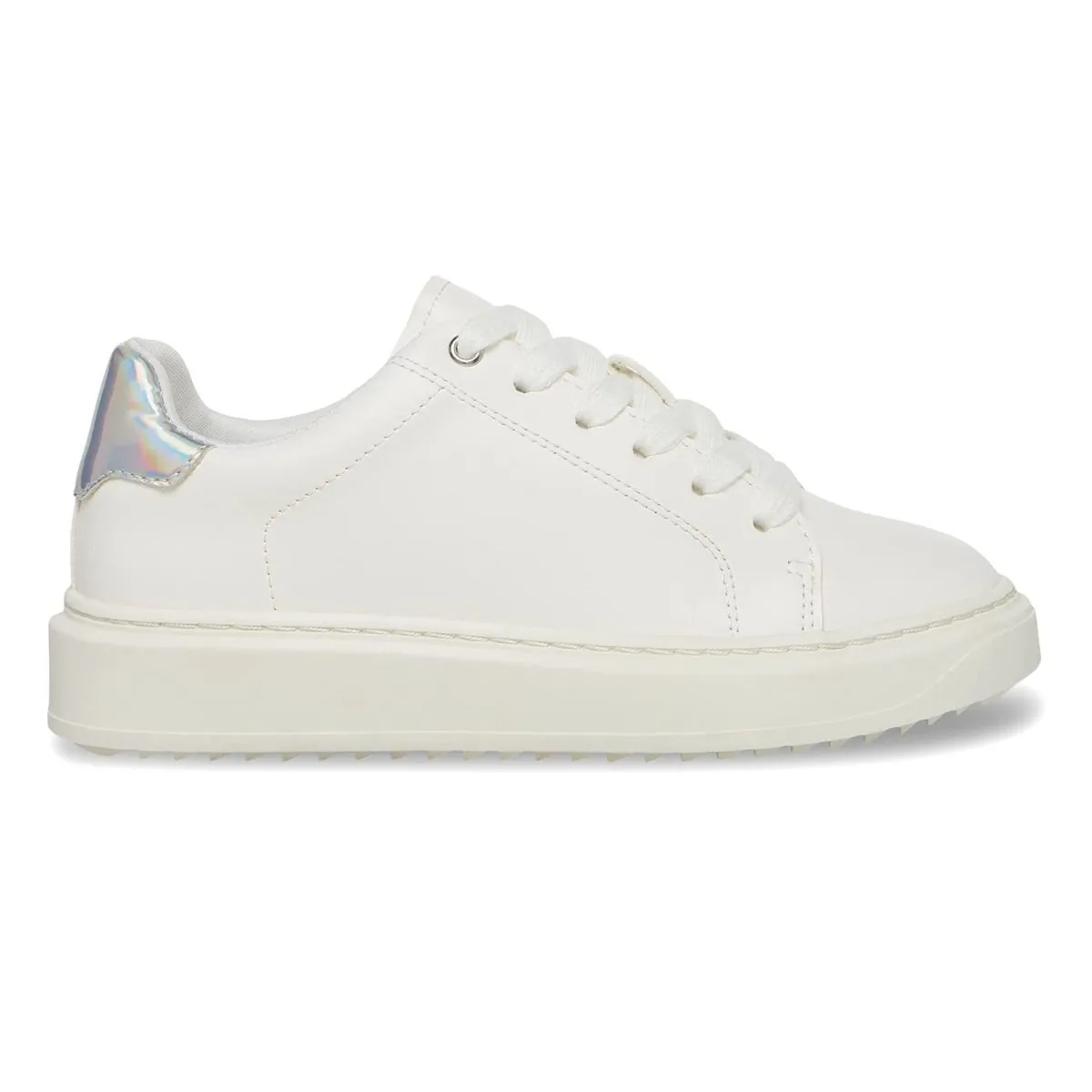 Steve Madden Girl's Charly Platform Sneaker White