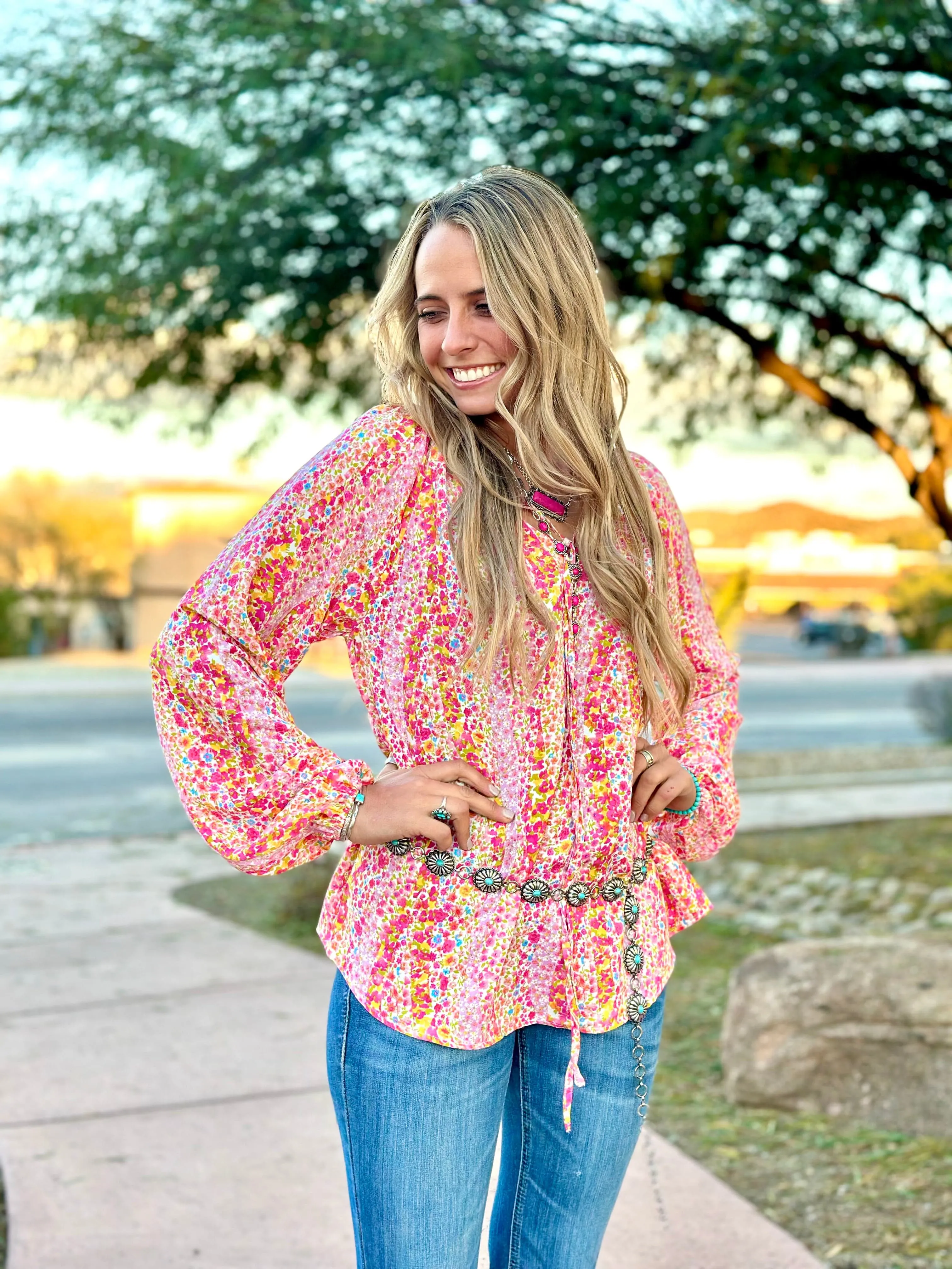 The Frisco Floral Top