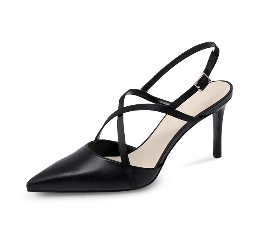 Two Tone High Heel Slingbacks