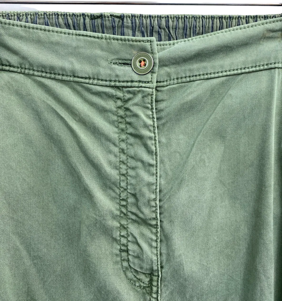 White Stuff Mid Green Cargo Trousers UK 20