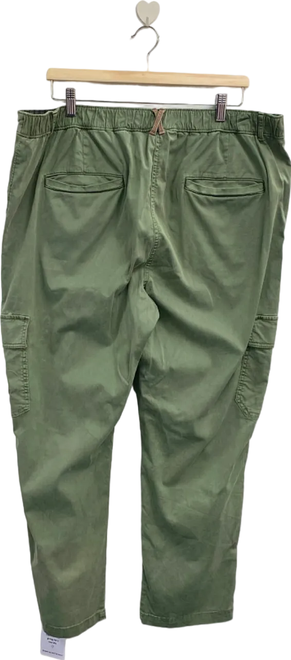 White Stuff Mid Green Cargo Trousers UK 20