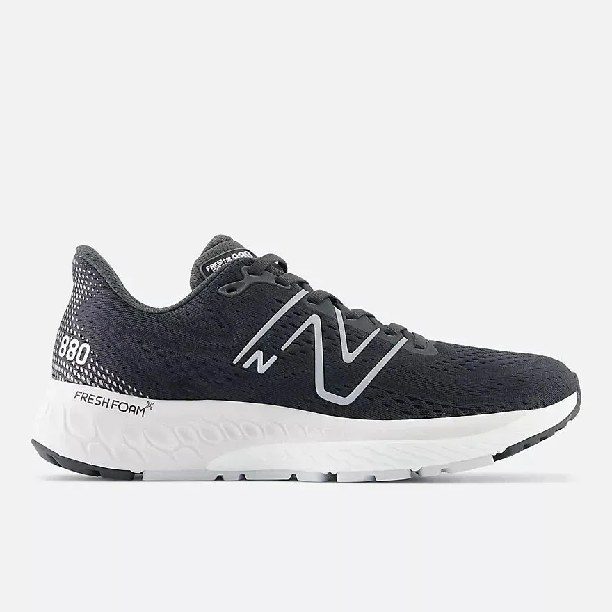 Women's New Balance Fresh Foam X 880v13, Grey/Black, 7.5 D Wide