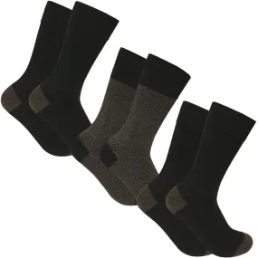 Xact Men's Bamboo Socks, 6 Pairs, Super Soft and Breathable, Antibacterial, Odour-Resistant in Gift Box (UK 7-11)