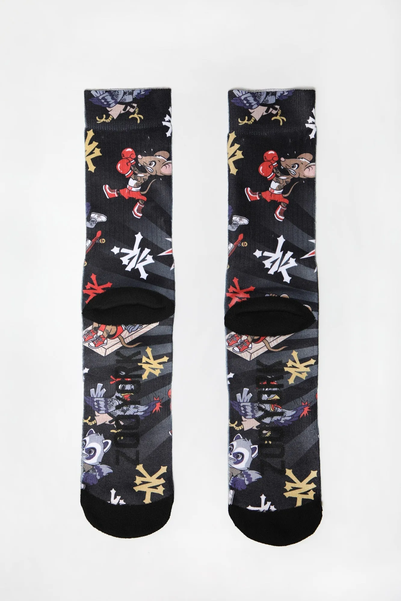 Zoo York Mens Gym Club Crew Socks