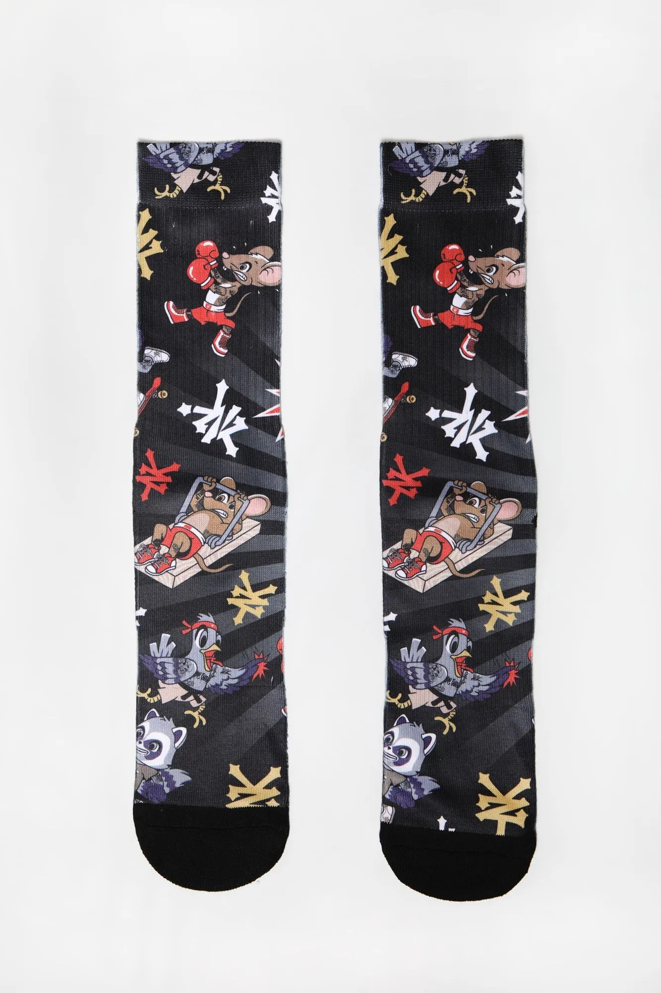 Zoo York Mens Gym Club Crew Socks